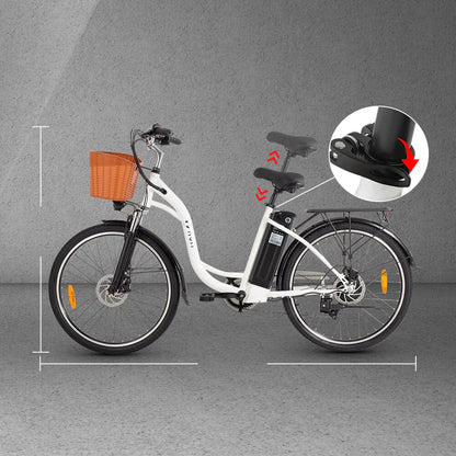DYU C6 City Elcykel - CykelDepotet