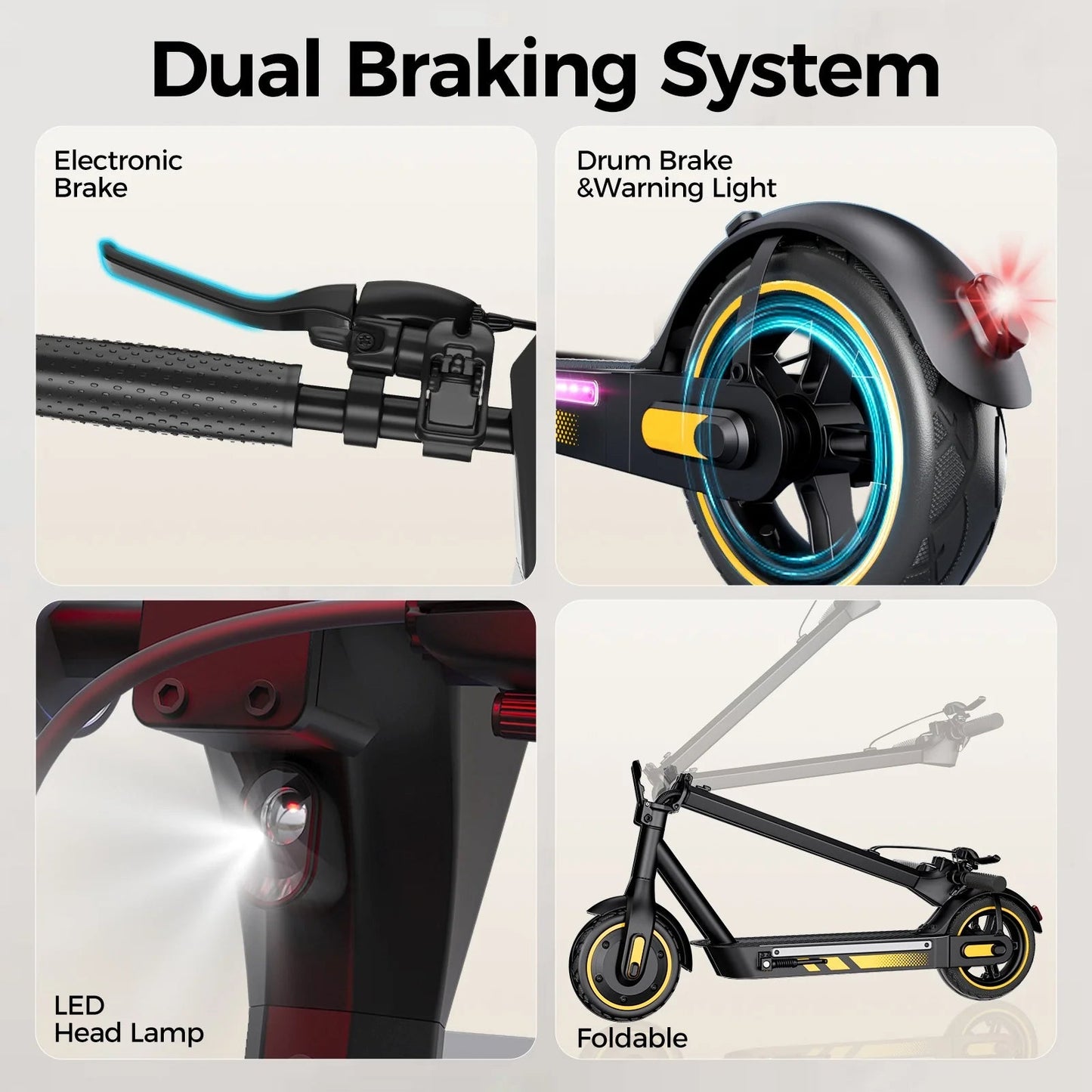 OokTek - V10 Pro El - løbehjul - CykelDepotet