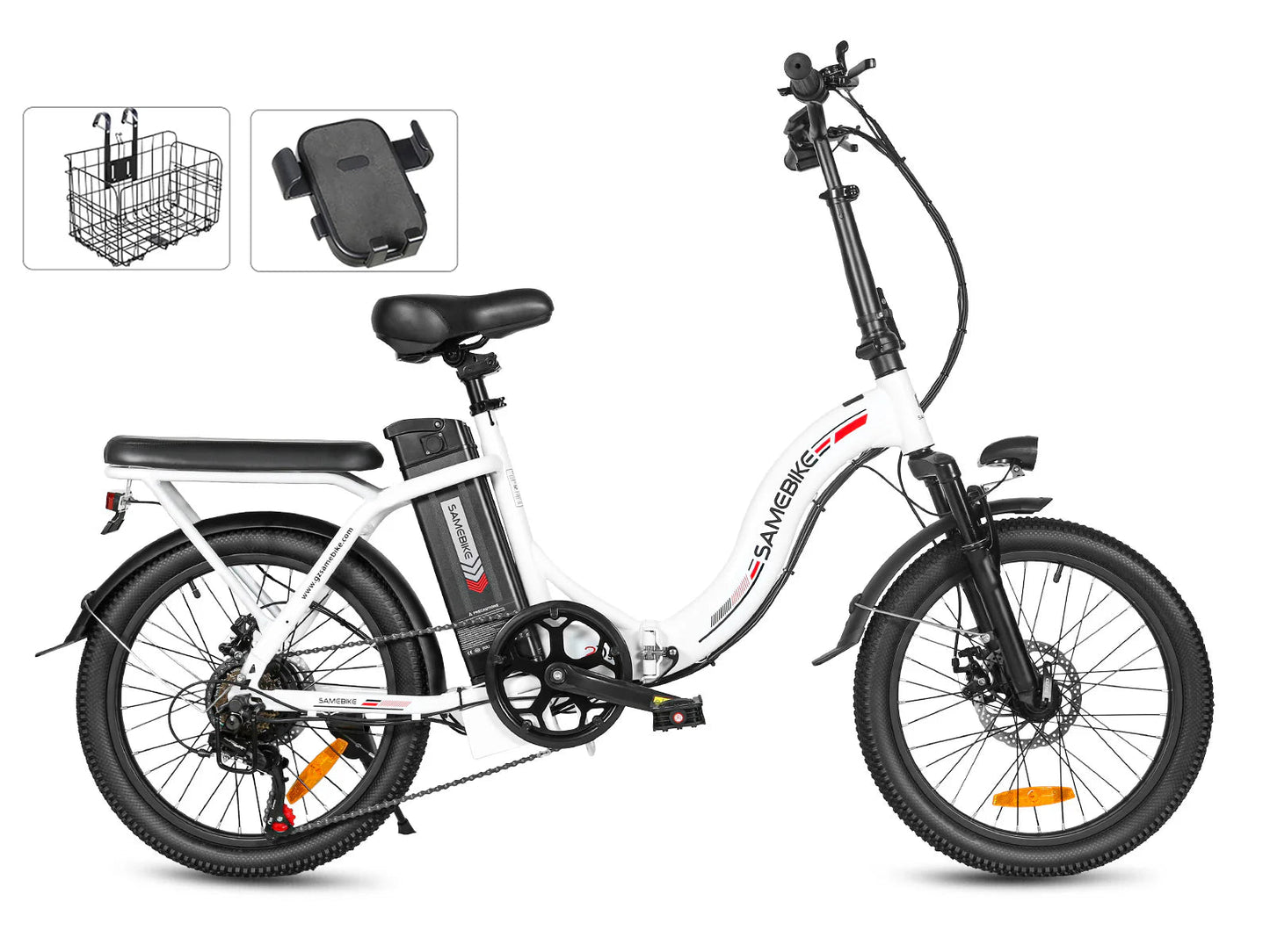 Samebike CY20 Foldbar Elcykel - CykelDepotet