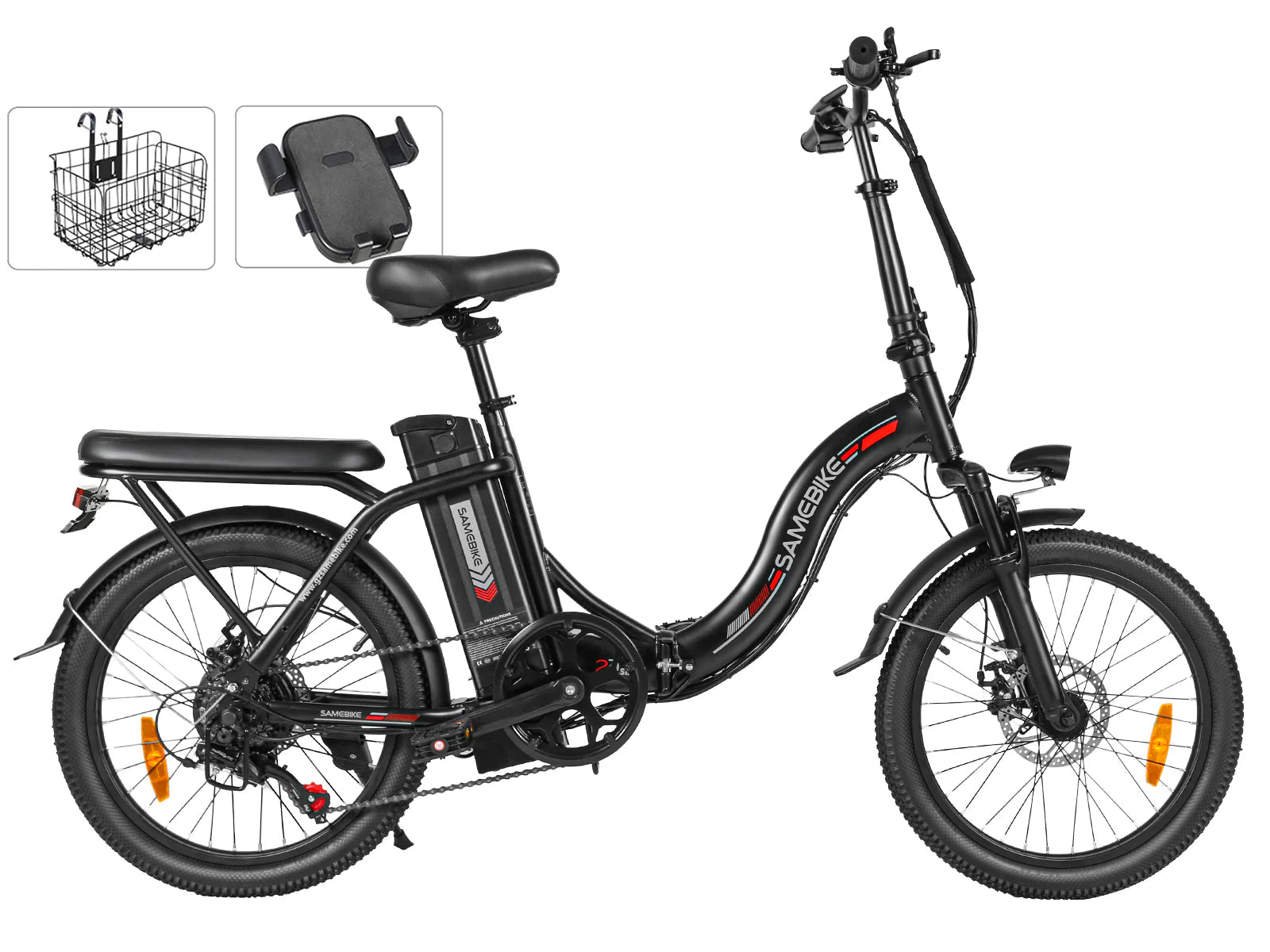 Samebike CY20 Foldbar Elcykel - CykelDepotet